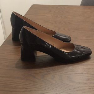 Zara thick spool heels